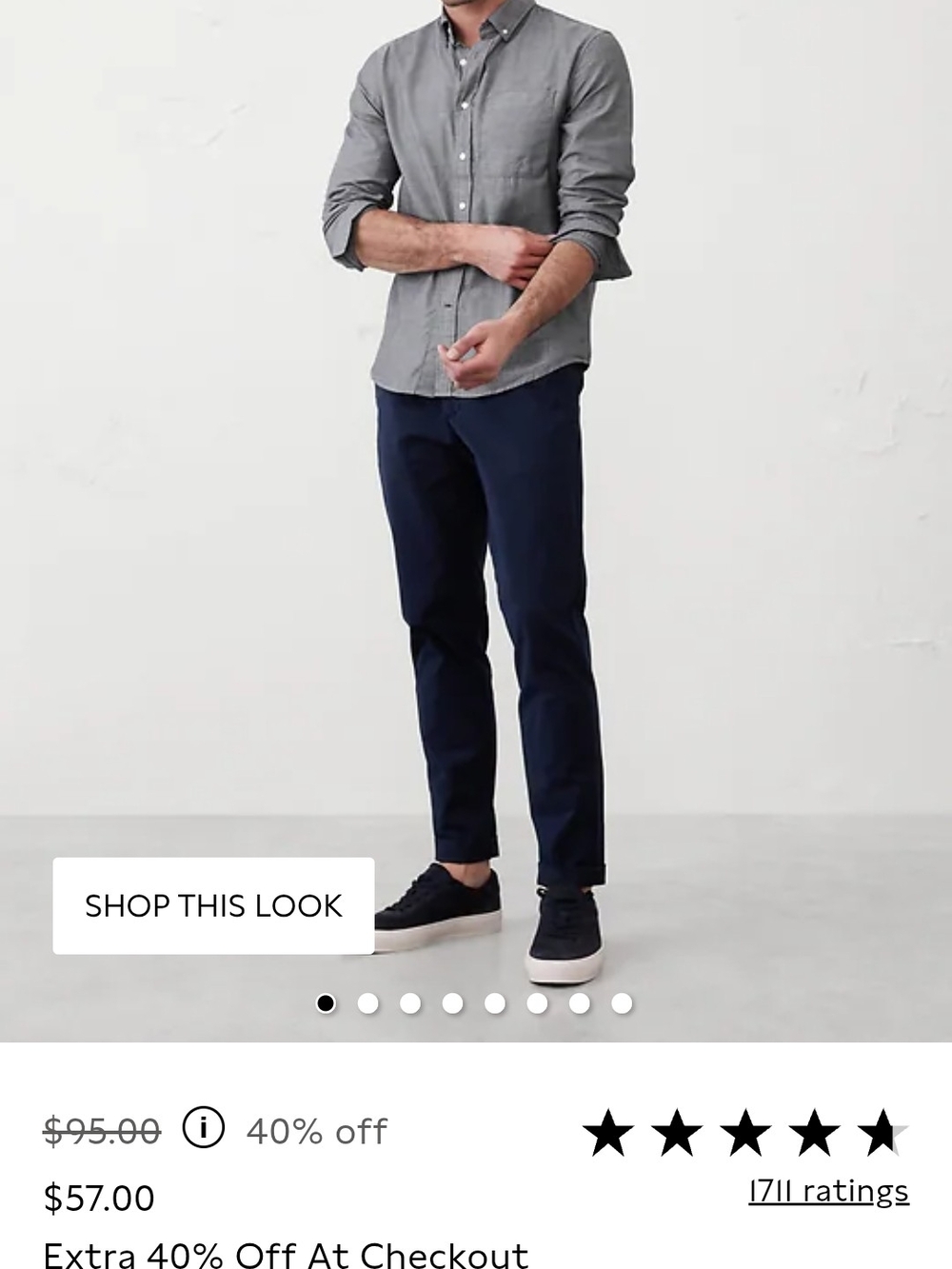 Banana Republic Factory Navy Men's Chinos 29x32